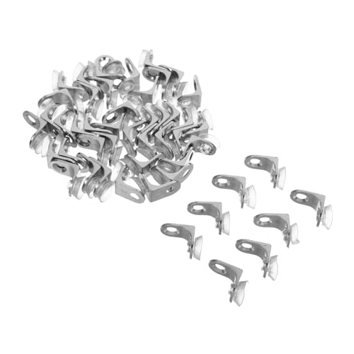 STOBAZA 50 Stück Küchenregalhalter aus Metall mit Saugnapf und Schrauben Stabile Langlebige Halterungen für Schränke Bücherregale und Vitrinen Vielseitig Einsetzbar Modernes Design Schwere STOBAZA 50 Stück Küchenregalhalter aus Metall mit Saugnapf und Schrauben Stabile Langlebige Halterungen für Schränke Bücherregale und Vitrinen Vielseitig Einsetzbar Modernes Design Schwere von STOBAZA