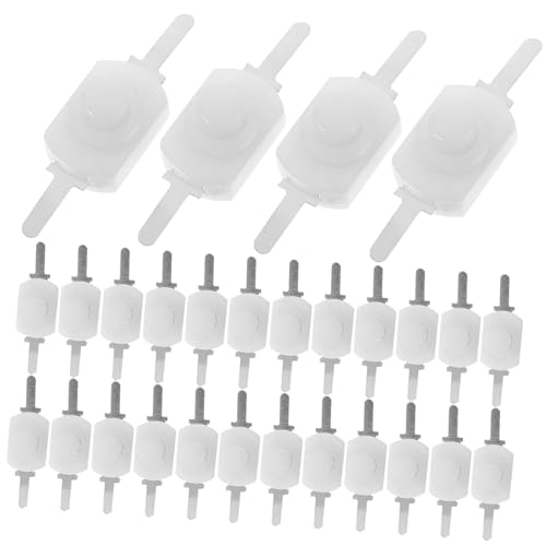 STOBAZA 50 Stück Mini Selbstverriegelnder Drucktastenschalter für Taschenlampen Polig Robuster Micro Push Button Schalter für Elektronik DIY und Elektrogeräte STOBAZA 50 Stück Mini Selbstverriegelnder Drucktastenschalter für Taschenlampen Polig Robuster Micro Push Button Schalter für Elektronik DIY und Elektrogeräte von STOBAZA