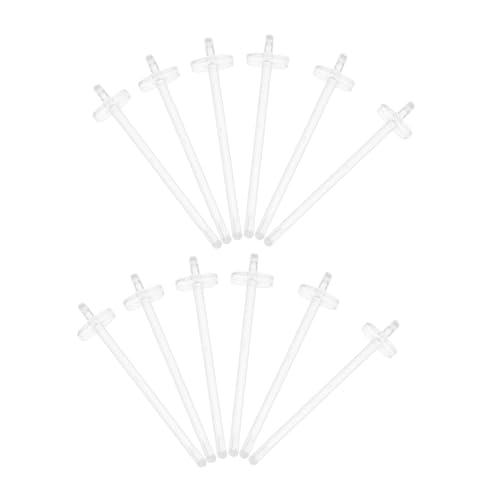 STOBAZA 50 Stück Teiliges Transparentes Vielseitige Kunststoff Pegboard Haken für Werkzeugaufhängung Einfache Installation Stabiler Halt für Garage Büro und Ladenbereich von STOBAZA