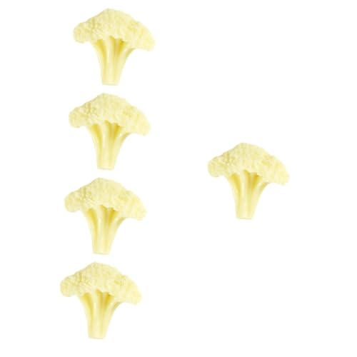 STOBAZA 5St Blumenkohl-Modell realistisches Spielfutter Brokkoli-Modelle tischdeko esstisch Tischdekoration gefälschte Brokkolischeibe zur Dekoration gefälschter Gemüsebrokkoli PVC STOBAZA 5St Blumenkohl-Modell realistisches Spielfutter Brokkoli-Modelle tischdeko esstisch Tischdekoration gefälschte Brokkolischeibe zur Dekoration gefälschter Gemüsebrokkoli PVC von STOBAZA