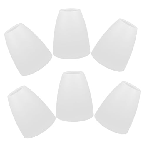 STOBAZA 6 Stück Flache Lampenschirme aus Weißem Kunststoff Dome design Ersatz für Tischlampen Hängelampen Nachttisch Campinglampen Vielseitig Einsetzbar Mittelöffnung STOBAZA 6 Stück Flache Lampenschirme aus Weißem Kunststoff Dome design Ersatz für Tischlampen Hängelampen Nachttisch Campinglampen Vielseitig Einsetzbar Mittelöffnung von STOBAZA