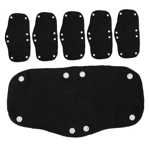 STOBAZA 6 Stück Harthelmpolster Hut Schweißpads Schweißfutter für Baseballmützen Schutzhelm-Innenfutter für den BAU Schutzhelm-Schweißbänder waschbar Hutfutter Helmfutter Polyester Schwarz STOBAZA 6 Stück Harthelmpolster Hut Schweißpads Schweißfutter für Baseballmützen Schutzhelm-Innenfutter für den BAU Schutzhelm-Schweißbänder waschbar Hutfutter Helmfutter Polyester Schwarz von STOBAZA
