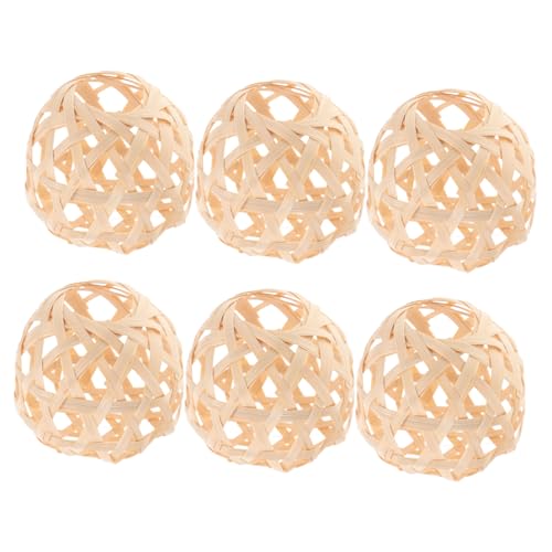 STOBAZA 6 Stück Mini Lampenschirme Geflochtene Leuchtenkörbe Sanft Licht Diffusor Innenbeleuchtung Dekoration Für Zuhause Und Kleine Laternen Basteln STOBAZA 6 Stück Mini Lampenschirme Geflochtene Leuchtenkörbe Sanft Licht Diffusor Innenbeleuchtung Dekoration Für Zuhause Und Kleine Laternen Basteln von STOBAZA
