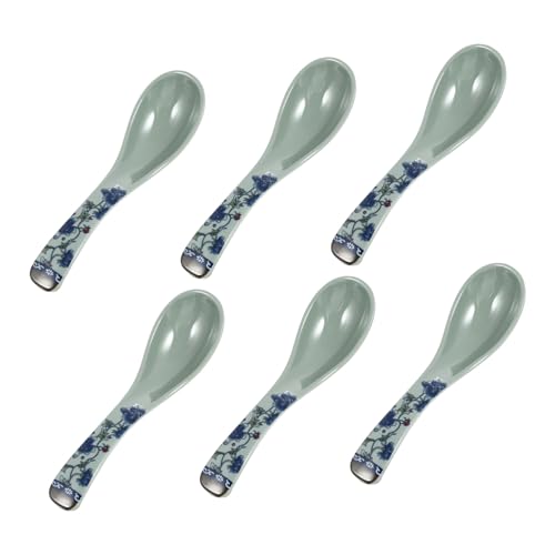 STOBAZA 6 Stück Teiliges Bruchsichere Suppenlöffel mit Komfortablem Griff Kreatives Design Leicht und Tragbar für Frühstück Restaurant und Buffet Wiederverwendbar und Praktisch STOBAZA 6 Stück Teiliges Bruchsichere Suppenlöffel mit Komfortablem Griff Kreatives Design Leicht und Tragbar für Frühstück Restaurant und Buffet Wiederverwendbar und Praktisch von STOBAZA
