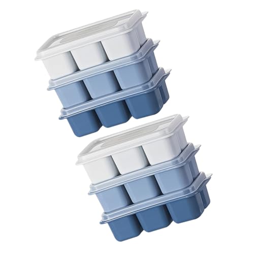 STOBAZA 6 Stück Teiliges Eiswürfelformen aus Robustem Kunststoff Mini Eiswürfelschalen mit Mehreren Fächern Einfach zu Reinigen Vielseitig für Eis Pudding Schokolade und DIY Küche STOBAZA 6 Stück Teiliges Eiswürfelformen aus Robustem Kunststoff Mini Eiswürfelschalen mit Mehreren Fächern Einfach zu Reinigen Vielseitig für Eis Pudding Schokolade und DIY Küche von STOBAZA