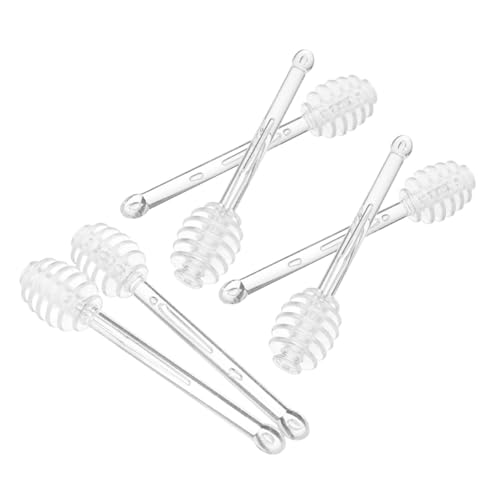 STOBAZA 6 Stück Teiliges Honigstangen Transparent Vielseitiger Honiglöffel und Sirup Rührstab für Honig Marmelade Gewürze und Desserts Praktisches Küchenzubehör für Partys STOBAZA 6 Stück Teiliges Honigstangen Transparent Vielseitiger Honiglöffel und Sirup Rührstab für Honig Marmelade Gewürze und Desserts Praktisches Küchenzubehör für Partys von STOBAZA