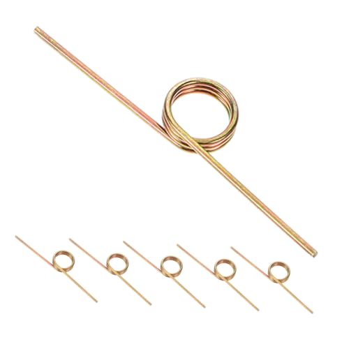 STOBAZA 6 Stück Teiliges Metall Torsionsfedern für Mülltonnen Deckel Einstellbare Feder Ersatzteile für Flip Deckel Müllbehälter Langlebige Sprungfedern für Außen Mülleimer von STOBAZA