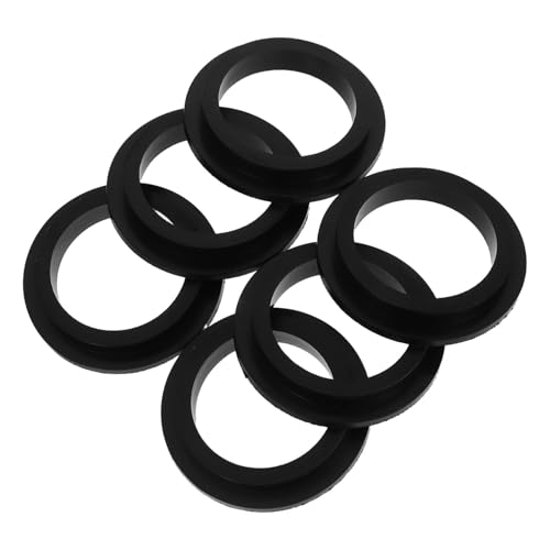 STOBAZA 6stücke Sandfilterpumpe Dichtungsset Für Poolpumpen Ersatz Dichtungen Und Verschlüsse Kompatibel Mit Filterpumpen Schwarze PVC-Dichtung Für Poolfiltersystem Passend Für von STOBAZA