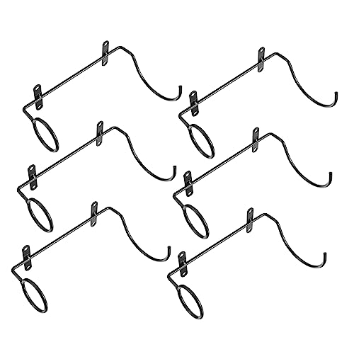 STOBAZA 6 Stück Teiliges Schwarzes Weinregal Wandmontage Weinflaschenhalter Robust Modernes Design für Zuhause Büro Bar Restaurant Party STOBAZA 6 Stück Teiliges Schwarzes Weinregal Wandmontage Weinflaschenhalter Robust Modernes Design für Zuhause Büro Bar Restaurant Party von STOBAZA
