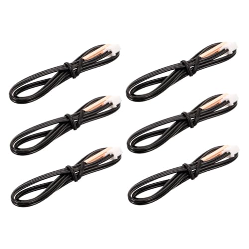 STOBAZA 6Stücke Kupferthermistor Sensoren Präzise Temperaturregelsonden für Klimaanlagen Kühlschränke und Temperaturcontroller Einfache Installation STOBAZA 6Stücke Kupferthermistor Sensoren Präzise Temperaturregelsonden für Klimaanlagen Kühlschränke und Temperaturcontroller Einfache Installation von STOBAZA
