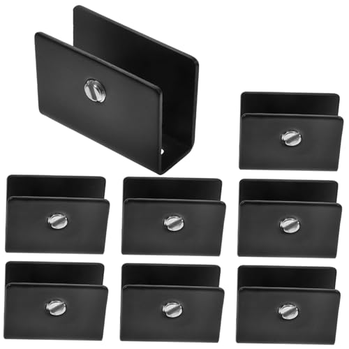 STOBAZA 8 Stück Robuste Edelstahl glasklemme Schwere Spiegelhalterung für Wandmontage Sichere Glasbefestigung Moderner Quadratischer Glashalter Geeignet für Glasplatten und Spiegel STOBAZA 8 Stück Robuste Edelstahl glasklemme Schwere Spiegelhalterung für Wandmontage Sichere Glasbefestigung Moderner Quadratischer Glashalter Geeignet für Glasplatten und Spiegel von STOBAZA