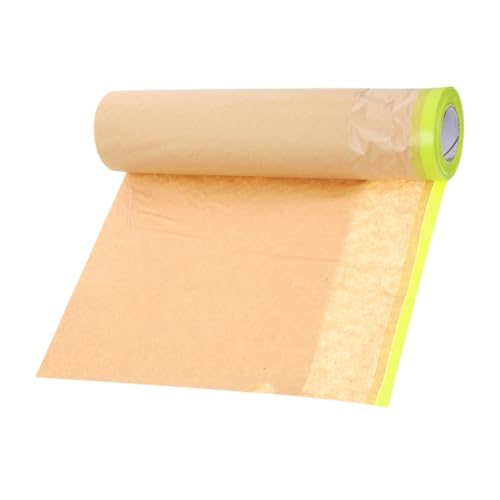 STOBAZA Abdeckpapier Malerpapier Kraftpapier Rolle Strapazierfähiges Lackschutzpapier zum Sprühen und Abdecken von Möbeln Wänden Autos und Fußböden Vielseitig für Renovierung und von STOBAZA