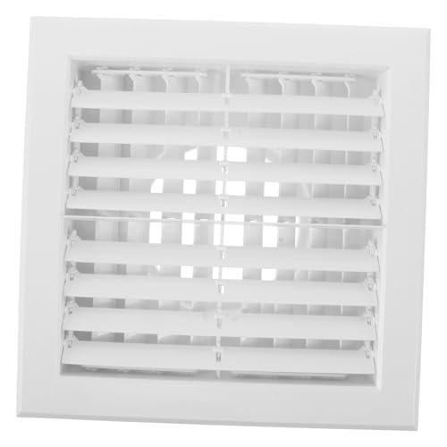 STOBAZA Abs Luftauslassgitter aus Robustem Abs Kunststoff Louvered Design für Verbesserte Luftzirkulation Staubresistent und Langlebig Geeignet für Zentrale Klimaanlagen in Wohn von STOBAZA