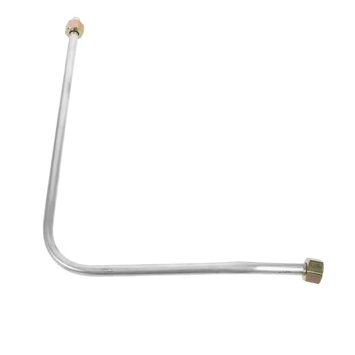 STOBAZA Aluminium -Auspuffrohr luftkompressor teile Ersatz-Auspuffrohr des Luftkompressors pneumatische Rohre Schlauchwechsel Luftkompressoren Teile Luftpumpenschlauch Rohrpost Silber von STOBAZA