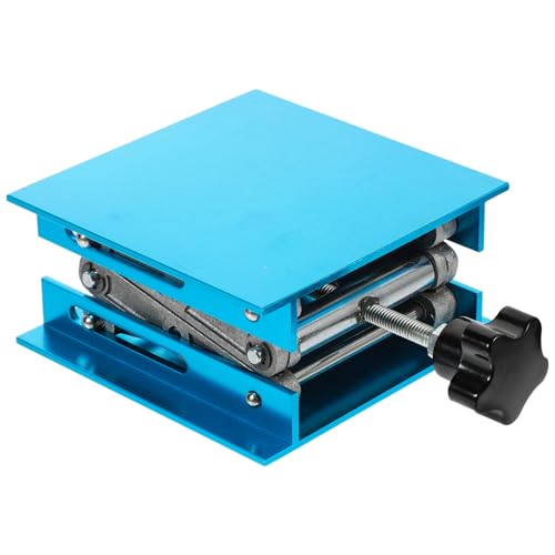 STOBAZA Aluminium laborheberständer mit Verstellbarem Schraubknopf Stabiles Scherenhubgestell für Präzise Höhenverstellung Langlebig Vielseitig Einsetzbar in Laborversuchen von STOBAZA