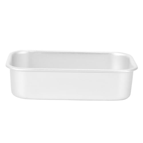 STOBAZA Aluminiumlegierung Brotbackform Kastenform Antihaft Backform für Toast Kuchen Laibe mit Glatten Kanten Sicherer Küchenhelfer für Haus und Bäckerei von STOBAZA