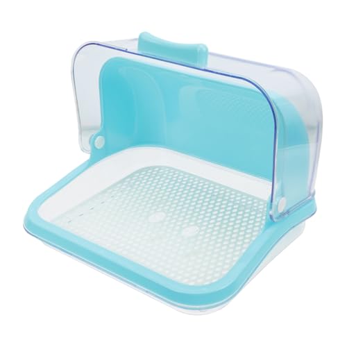 STOBAZA Babyspeisen Aufbewahrungsbox mit Deckel Transparenter Milchflaschen Trockner und Organizer Bpa Frei Platzsparend Robust für Babyflaschen Besteck und Becher Blau Praktisches von STOBAZA