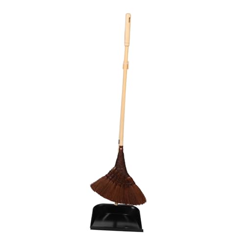 STOBAZA Besen Und Kehrschaufel Set Mit Holzborsten – Kehrschaufel Mit Langem Griff Zum Kehren Und Staubbeseitigen In Der Küche Zu Hause Im Büro Oder Im Wohnzimmer STOBAZA Besen Und Kehrschaufel Set Mit Holzborsten – Kehrschaufel Mit Langem Griff Zum Kehren Und Staubbeseitigen In Der Küche Zu Hause Im Büro Oder Im Wohnzimmer von STOBAZA
