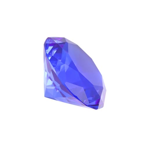 STOBAZA Blaue Kristall Diamant Deko Künstliche Diamanten für Hochzeitsdekor Funkelnde Schmucksteine Vielseitige Tischdekoration für Brautparty und Zuhause von STOBAZA