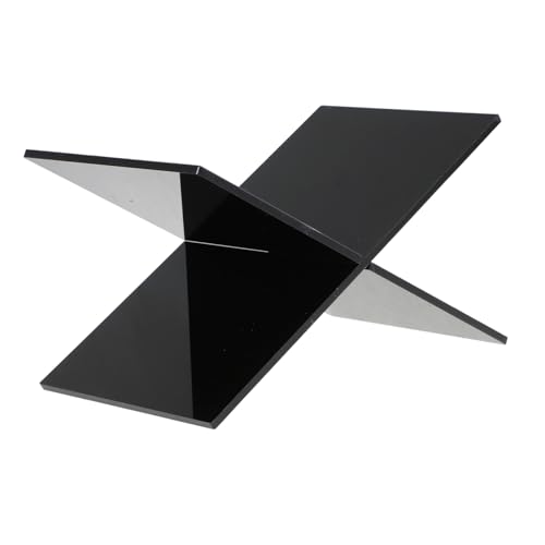 STOBAZA Buchständer Stabiler Offener Zeitschriftenhalter Multifunktionaler Desktop Buchstütze für Rezepte Magazine und Getränke für Büro und Zuhause von STOBAZA