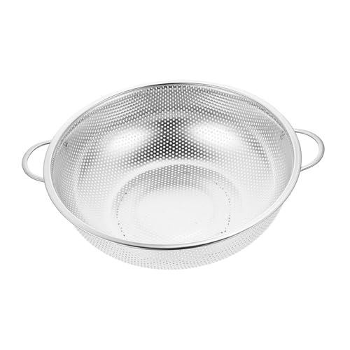 STOBAZA Doppelgriff Edelstahl Abtropfkorb Feinmaschiges Sieb Küchen Seiher für Obst Gemüse Reis Rostfrei Spülmaschinenfest Robust und Verformungsfrei Praktischer Waschkorb für Haushalt STOBAZA Doppelgriff Edelstahl Abtropfkorb Feinmaschiges Sieb Küchen Seiher für Obst Gemüse Reis Rostfrei Spülmaschinenfest Robust und Verformungsfrei Praktischer Waschkorb für Haushalt von STOBAZA