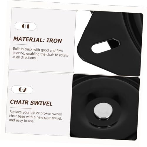 STOBAZA Drehbare Swivel Platte Büro Barhocker Ersatz Drehbar mit Stabiler Lagerung für Esszimmer Schreibtischstühle Einfache Montage STOBAZA Drehbare Swivel Platte Büro Barhocker Ersatz Drehbar mit Stabiler Lagerung für Esszimmer Schreibtischstühle Einfache Montage von STOBAZA