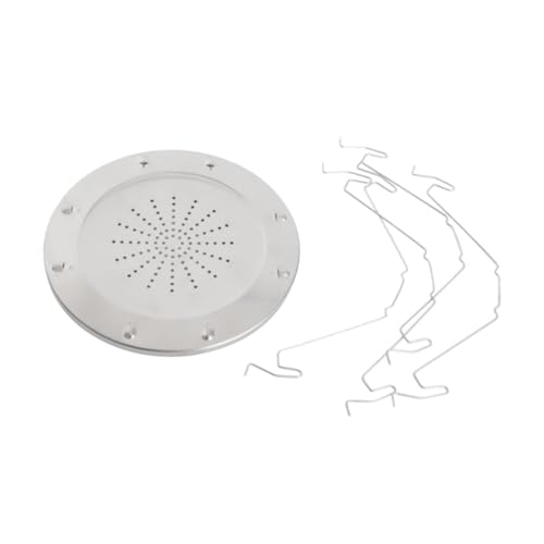 STOBAZA Edelstahl Camping Toaster Grillrost Faltbar Scheiben Brötchenaufsatz für Outdoor Bbq Picknick und Frühstück von STOBAZA
