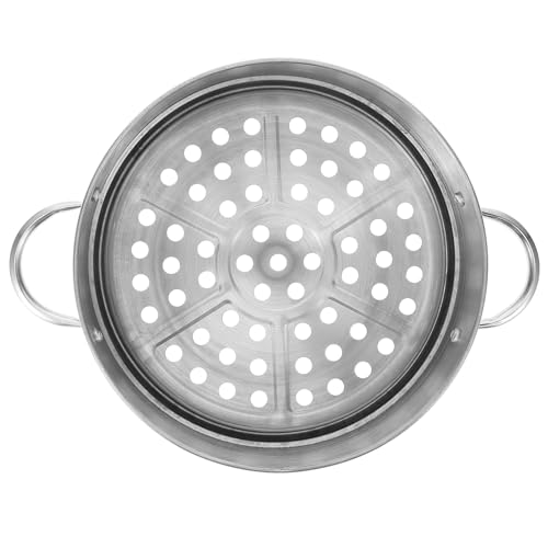 STOBAZA Edelstahl Dampfgarer Einsatz Rund Dampfkörbchen mit Löchern Rutschfest für Dumplings Gemüse Fleisch Vielseitiger Steamer Korb für Instant topf und Kochtöpfe STOBAZA Edelstahl Dampfgarer Einsatz Rund Dampfkörbchen mit Löchern Rutschfest für Dumplings Gemüse Fleisch Vielseitiger Steamer Korb für Instant topf und Kochtöpfe von STOBAZA