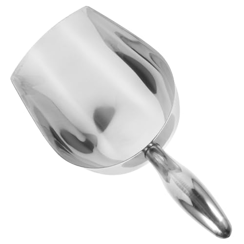STOBAZA Edelstahl Eis Lebensmittelschaufel Extra Dicke Mehrzweckschaufel mit Ergonomischem Griff Rostfrei Langlebig Spülmaschinenfest für Eiswürfel Mehl Körner und Snacks Box STOBAZA Edelstahl Eis Lebensmittelschaufel Extra Dicke Mehrzweckschaufel mit Ergonomischem Griff Rostfrei Langlebig Spülmaschinenfest für Eiswürfel Mehl Körner und Snacks Box von STOBAZA