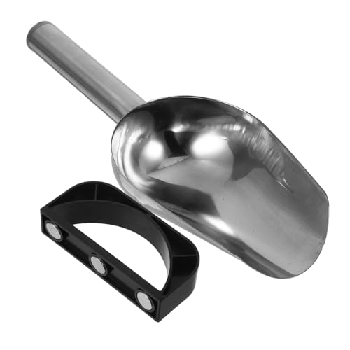 STOBAZA Edelstahl Eisportionierer Set mit Magnethalter Große Multifunktionale Schaufel für Eis Tierfutter und Buffet Küchen Langlebig Magnetisch Platzsparend für Bars und Restaurants STOBAZA Edelstahl Eisportionierer Set mit Magnethalter Große Multifunktionale Schaufel für Eis Tierfutter und Buffet Küchen Langlebig Magnetisch Platzsparend für Bars und Restaurants von STOBAZA