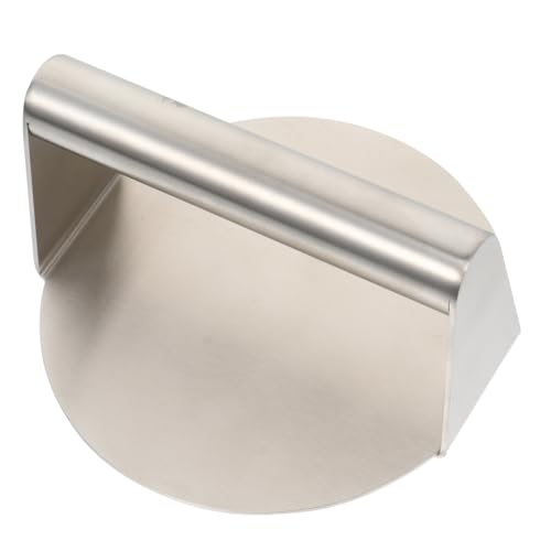 STOBAZA Edelstahl Fleischpresse Rund Manuell Lebensmittelecht Robustes Küchenzubehör zum Formen von Burger Patties und Fleisch Einfache Handhabung Langlebig und Hygienisch STOBAZA Edelstahl Fleischpresse Rund Manuell Lebensmittelecht Robustes Küchenzubehör zum Formen von Burger Patties und Fleisch Einfache Handhabung Langlebig und Hygienisch von STOBAZA