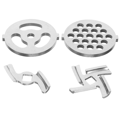 STOBAZA Edelstahl Fleischwolfschneider Ersatzteile Robuste Fleischwolfschneider Lochscheiben und Schneidplatten Stabile Metallmesser für Hausgebrauch Professionell Verarbeitet Einfach zu STOBAZA Edelstahl Fleischwolfschneider Ersatzteile Robuste Fleischwolfschneider Lochscheiben und Schneidplatten Stabile Metallmesser für Hausgebrauch Professionell Verarbeitet Einfach zu von STOBAZA