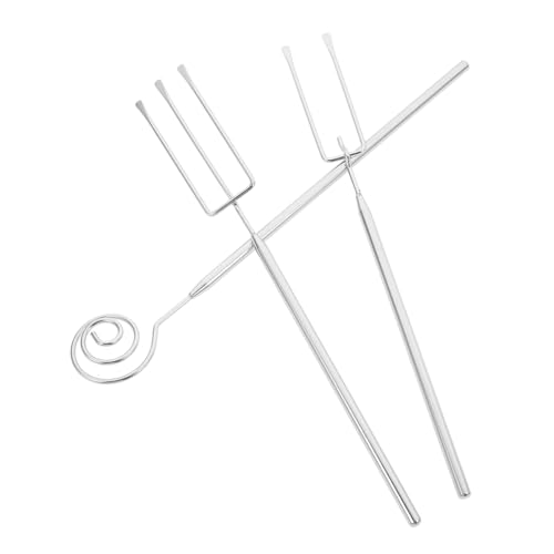 STOBAZA Edelstahl Fondue Gabel Spirale Spülmaschinenfest Multifunktional für Schokolade Käse Grill und Barbecue Küchenhelfer für Fondue und Hot Pot STOBAZA Edelstahl Fondue Gabel Spirale Spülmaschinenfest Multifunktional für Schokolade Käse Grill und Barbecue Küchenhelfer für Fondue und Hot Pot von STOBAZA
