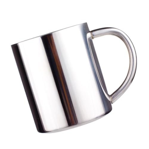 STOBAZA Edelstahl Kaffee Milchbecher Isolierbecher Hitzebeständig Doppelwandig Trinkbecher für Zuhause Büro Vielseitig Verwendbar Robust Langlebig STOBAZA Edelstahl Kaffee Milchbecher Isolierbecher Hitzebeständig Doppelwandig Trinkbecher für Zuhause Büro Vielseitig Verwendbar Robust Langlebig von STOBAZA