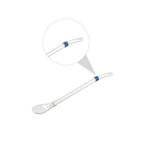 STOBAZA Edelstahl Sieblöffel mit Reinigungsbürste Multifunktionaler Trink Rührlöffel Flachmundig Leicht Kompakt für Tee Kaffee und Cocktails Langlebig und Abnehmbar STOBAZA Edelstahl Sieblöffel mit Reinigungsbürste Multifunktionaler Trink Rührlöffel Flachmundig Leicht Kompakt für Tee Kaffee und Cocktails Langlebig und Abnehmbar von STOBAZA