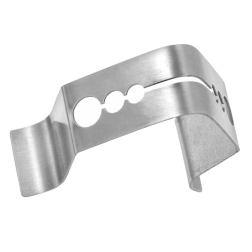 STOBAZA Edelstahl Thermometerhalter Clip mit Mehrfachlöchern Hitzebeständig Vielseitig für Grill und Kochtöpfe Sicherer Halt für Verschiedene Thermometergrößen für Fleisch und STOBAZA Edelstahl Thermometerhalter Clip mit Mehrfachlöchern Hitzebeständig Vielseitig für Grill und Kochtöpfe Sicherer Halt für Verschiedene Thermometergrößen für Fleisch und von STOBAZA