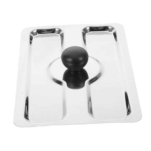 STOBAZA Edelstahl Toaster Staubschutz Abdeckung Staubdichte Küchen Abdeckung Backgerät Schutzdeckel Leicht zu Reinigen für Vollautomatische Toaster Silber von STOBAZA