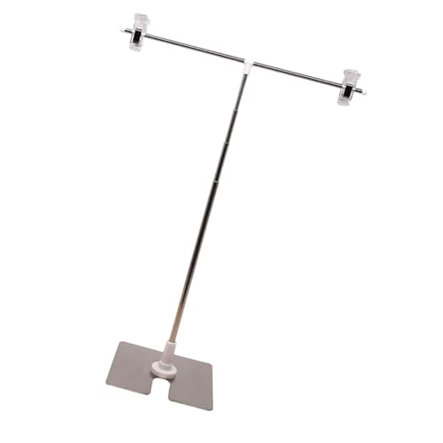 STOBAZA Einstellbarer T Förmiger Edelstahl Posterständer mit Clips Verstellbare Höhe und Rostfreier Multipurpose Werbe und Präsentationshalter für Tisch und Desktop Silberfarben STOBAZA Einstellbarer T Förmiger Edelstahl Posterständer mit Clips Verstellbare Höhe und Rostfreier Multipurpose Werbe und Präsentationshalter für Tisch und Desktop Silberfarben von STOBAZA