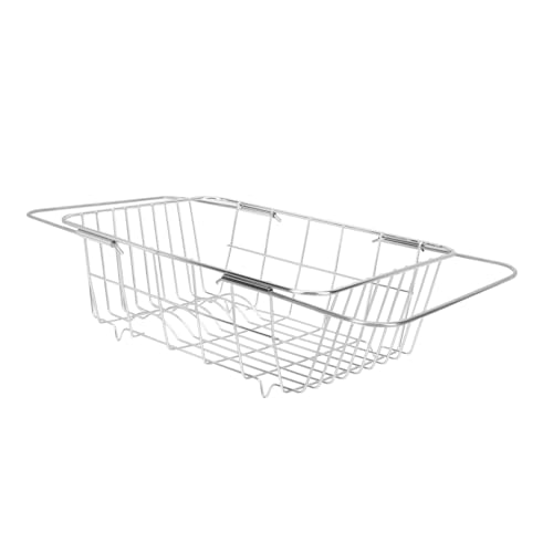 STOBAZA Einstellbares Edelstahl Abtropfgestell Küchenspüle Metall Geschirrhalter Topfdeckelablage Mehrzweck Aufbewahrung Küchengeräte Organizer STOBAZA Einstellbares Edelstahl Abtropfgestell Küchenspüle Metall Geschirrhalter Topfdeckelablage Mehrzweck Aufbewahrung Küchengeräte Organizer von STOBAZA