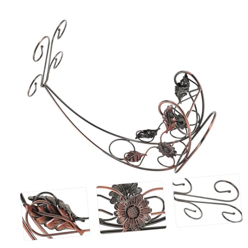 STOBAZA Elegantes Weinregal mit Hängefunktion Stabiler Eisen glashalter für Weingläser Platzsparendes Weinhalter Regal für Zuhause Bar und Restaurant Dekoratives Design in Antikem STOBAZA Elegantes Weinregal mit Hängefunktion Stabiler Eisen glashalter für Weingläser Platzsparendes Weinhalter Regal für Zuhause Bar und Restaurant Dekoratives Design in Antikem von STOBAZA