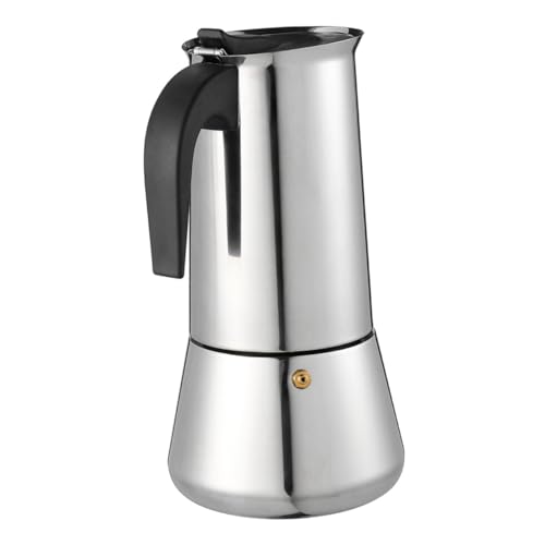 STOBAZA Espresso Kaffeekanne mit Hitzeschutzgriff Kaffeebereiter für Personen Kompakt und Langlebig für Heiße und Kalte Getränke von STOBAZA