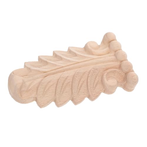 STOBAZA Europäischer Stil Holzornament Geschnitzte Holzapplikation Unbemalt Robust für Möbel Vintage Innendekor Luxuriöses Klassisches Design STOBAZA Europäischer Stil Holzornament Geschnitzte Holzapplikation Unbemalt Robust für Möbel Vintage Innendekor Luxuriöses Klassisches Design von STOBAZA