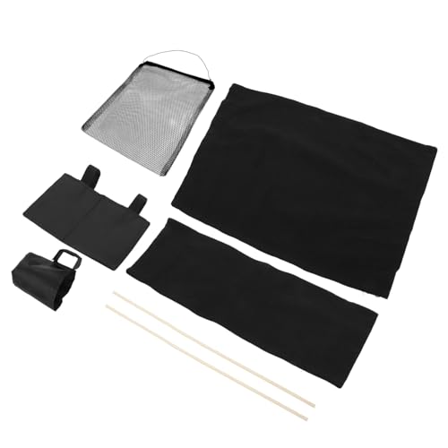STOBAZA Faltbarer Ersatzstoff für Spielstuhl mit Staubbeutel Strapazierfähige Canvas Sitzfläche für Klappstuhl Leicht Robust für Camping Balkon und Outdoor Einsatz von STOBAZA