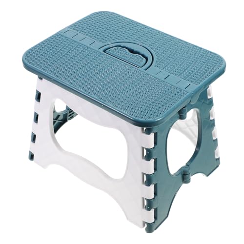 STOBAZA Faltbarer Klappstuhl Aus Kunststoff Tragbarer Angelstuhl Für Outdoor-aktivitäten Multi-Functional Hocker Als Badezimmer Kindertrittstuhl Stabil Und Langlebig Nordic Blau Pack von STOBAZA