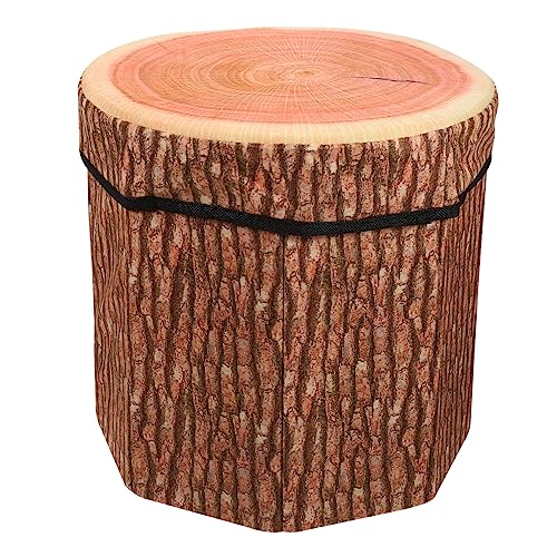 STOBAZA Faltbarer Speicherhocker Deckel Multifunktionaler Sitzhocker für Wohnzimmer Schlafzimmer und Flur Design Bequem und Praktisch von STOBAZA