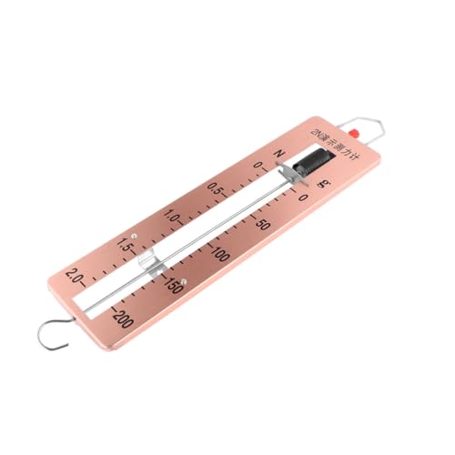 STOBAZA Feder Dynamometer Gold Mechanisches Kraftmessgerät aus Metall und Kunststoff Langlebig Leicht Tragbar Präzises Messinstrument für Physikalische Mechanik Experimente im Labor und von STOBAZA
