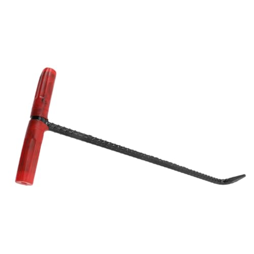 STOBAZA Förmiger Schachtdeckelhaken aus Edelstahl Robuster Hebehaken für Kanäle und Betondeckel Vielseitig Einsetzbar für Rolltore Garagentore Langlebig und Einfach zu Handhaben von STOBAZA