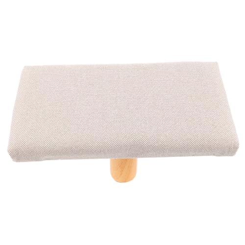 STOBAZA Gebetsbank Kniebank Tragbarer Meditationsstuhl Mit Kissen Meditationssitz Holz Yogastuhl Für Meditation Oder Sitzen Beige von STOBAZA