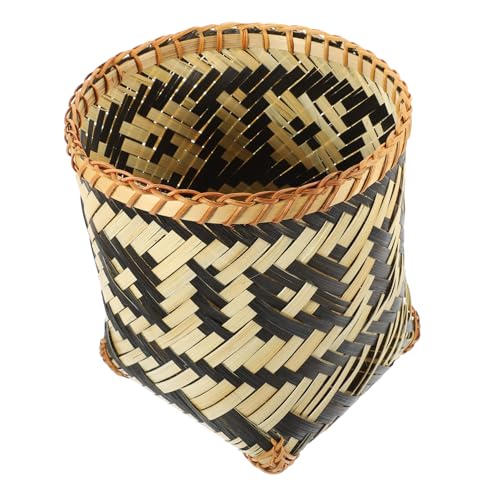STOBAZA Geflochtener Mülleimer Haushalt Abfalleimer Multifunktionaler Aufbewahrungskorb Wohnzimmer Büro Bad Dekorativer Papierkorb Kleine Umweltfreundlicher Sundries Organizer STOBAZA Geflochtener Mülleimer Haushalt Abfalleimer Multifunktionaler Aufbewahrungskorb Wohnzimmer Büro Bad Dekorativer Papierkorb Kleine Umweltfreundlicher Sundries Organizer von STOBAZA