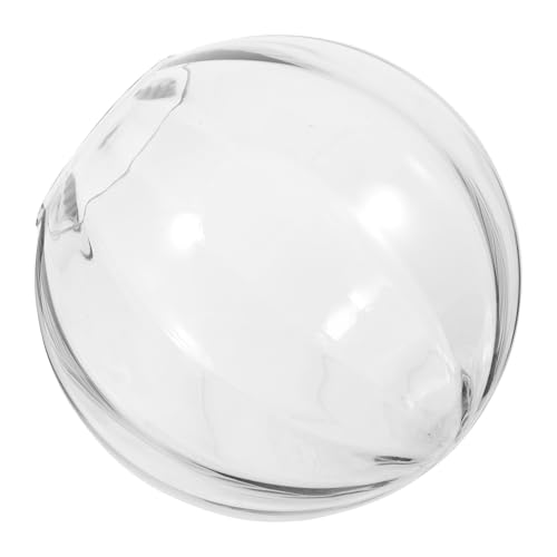 STOBAZA Glas Lampenschirm Rund Vertikal Strukturiert Deckenleuchte Ersatz Hängelampe Wohnzimmer Schlafzimmer Dekorativ Elegant von STOBAZA